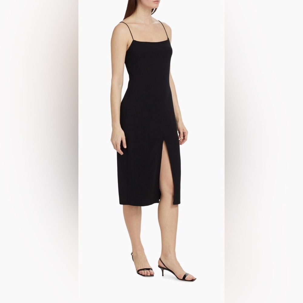 Reformation Pavia Knit Sleeveless Midi-Dress in Black Size Large NWT